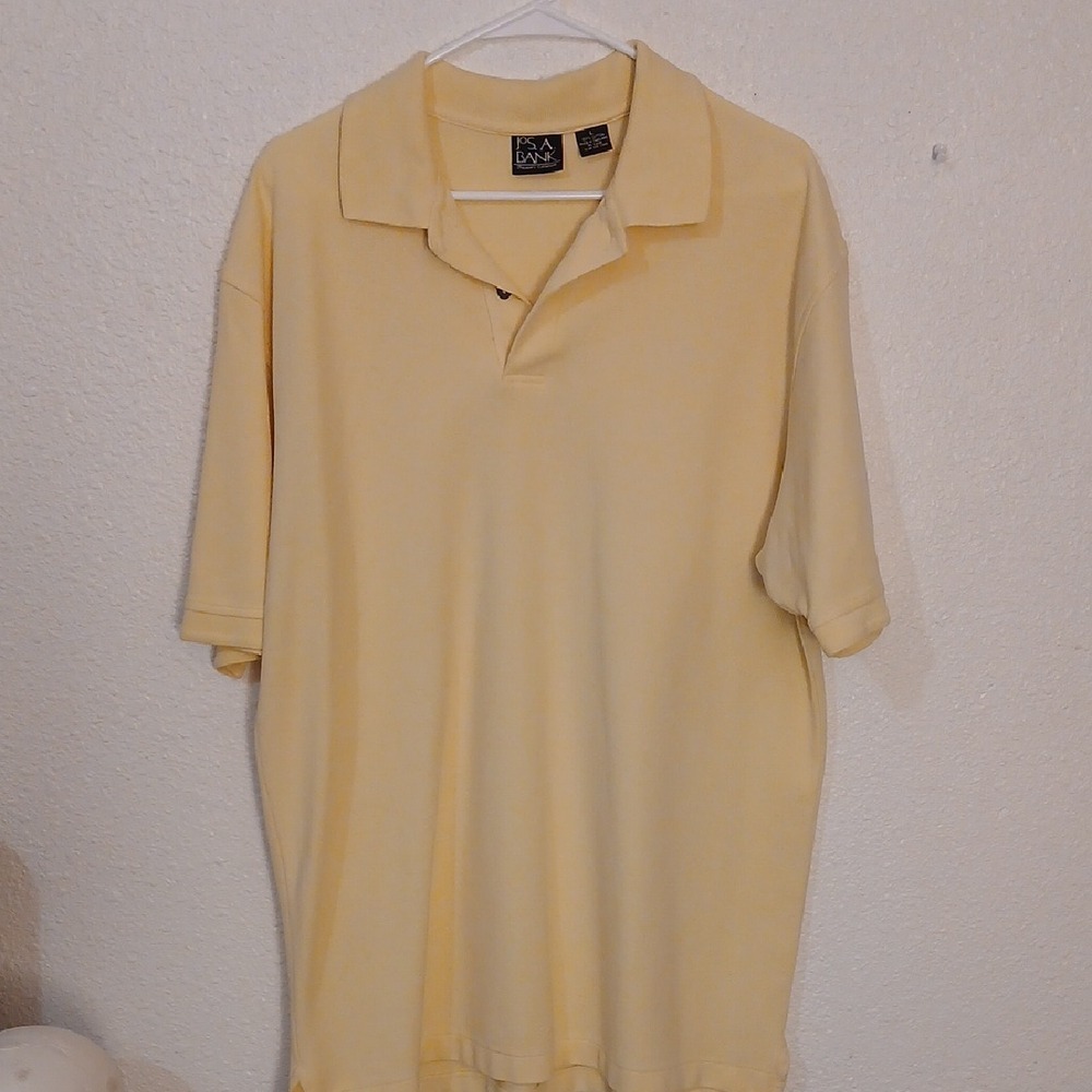 Jos. A. Bank Light Yellow Polo Shirt
